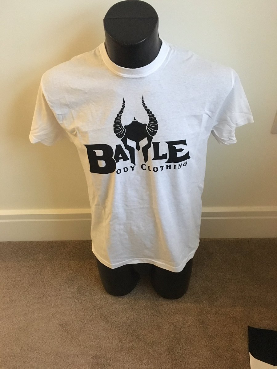 BattleBodyCloth's tweet image. A couple of the famous BattleBody T-Shirts . People say they feel and look great in these Ts . Only @ BattleBodyClothing.co.uk
