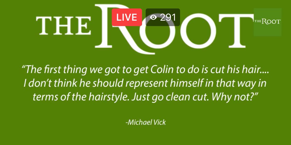 TheRoot's tweet image. Let's we not forget Mike Vick's criticism of Kaepernick #BlkPipo