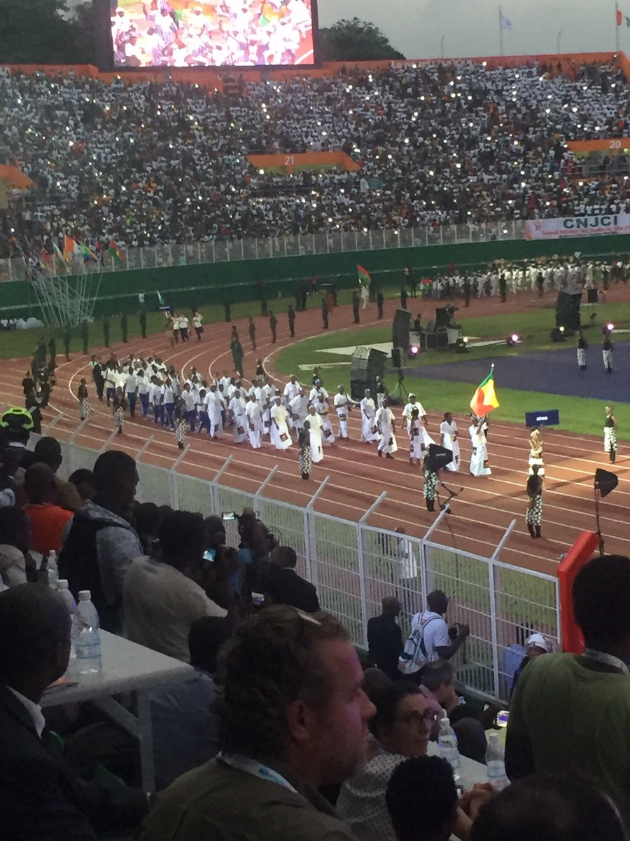 FernandDdeh's tweet photo. #Abidjan2017 Délégation du Benin. #CivSport #Flash2017 https://t.co/hc5lHm1TnR