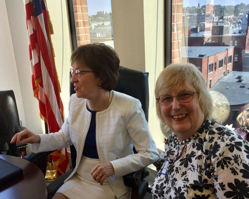 julianawriter's tweet photo. .@SenatorCollins Met with @Stand_Up_ME in Portland discussed health care ThankY #Senator 4 Title X leadership support https://t.co/KGWo1jRC5h