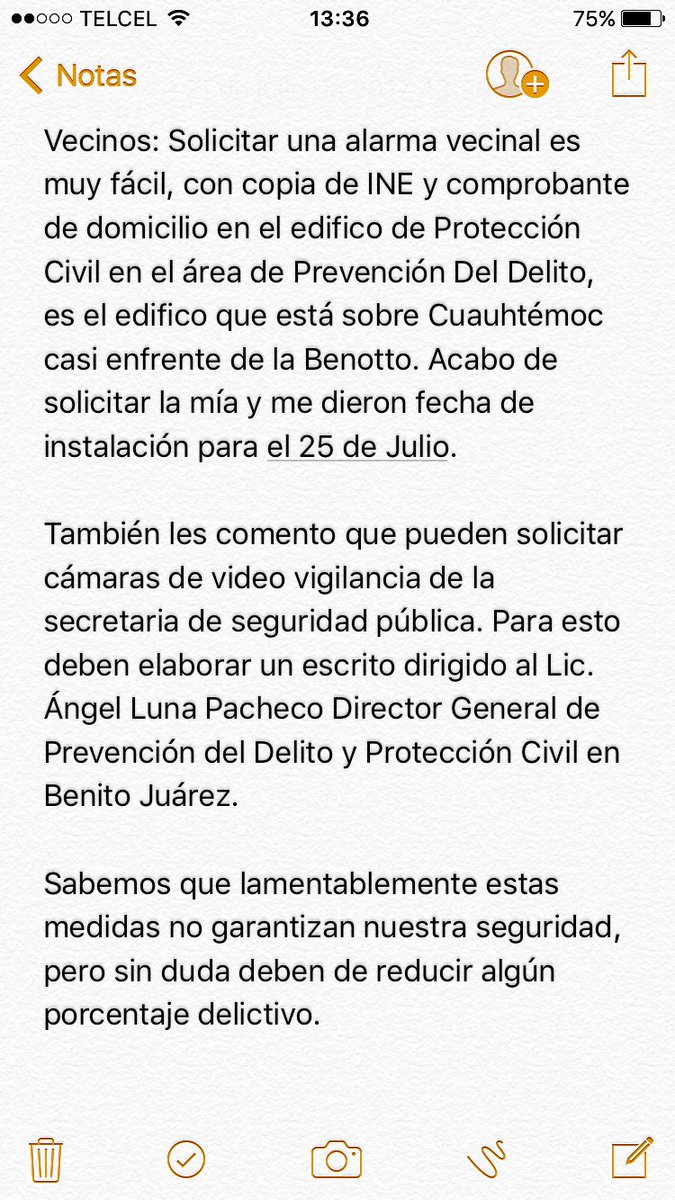 Irving Rdz. Cárdenas (@irvingrc4) on Twitter photo Comparto información que hasta hace días desconocía, de alguna manera hay que armarse contra la delincuencia. 🚨 <a href="/En_laDelValle/">En la Del Valle</a> <a href="/La_Portales/">Colonia Portales</a> Comparto información que hasta hace días desconocía, de alguna manera hay que armarse contra la delincuencia. 🚨 <a href="/En_laDelValle/">En la Del Valle</a> <a href="/La_Portales/">Colonia Portales</a>