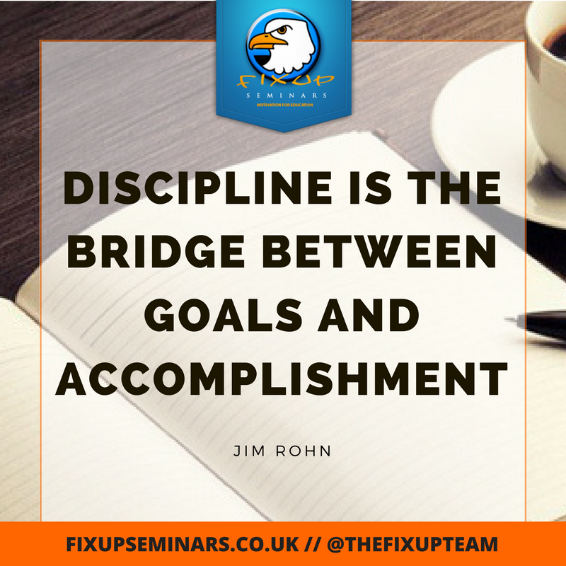 Actionjackson's tweet photo. Discipline is bridge between goals and accomplishment - #JimRohn https://t.co/KuDH2WFOnV