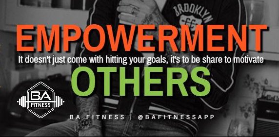BAFitnessApp's tweet photo. #Empowerment, get with it! We want to empower you! https://t.co/RTzGQRrjfv