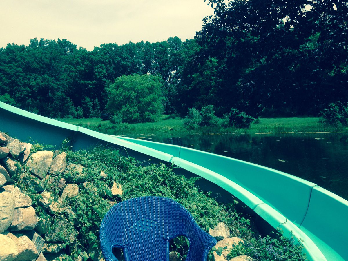 Slip and slide all the way to the tiki bar