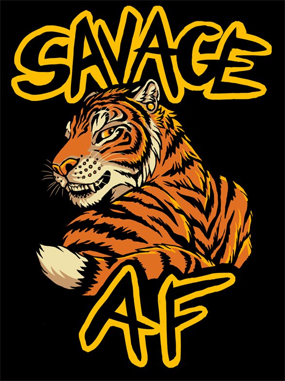 savage tiger shirt