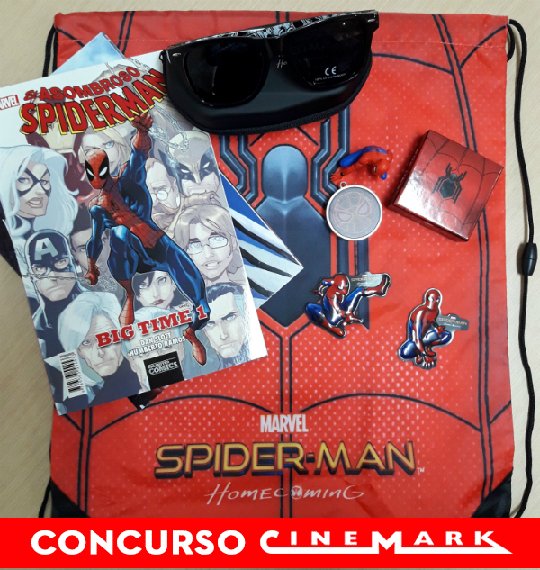 CinemarkChile's tweet photo. ¡CONCURSO! Participa por este maravilloso pack de #Spidey  Dale RT y dile a @RobertDowneyJr que se saque un traje 🙄 https://t.co/aDQSgSmnH5