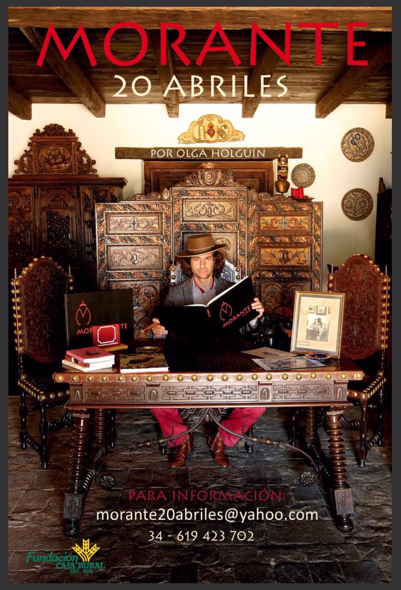 SuarezRicardo's tweet photo. Este fin de semana en @tendidocero de TVE hacen un especial del libro MORANTE 20 Abriles, de la gran fotógrafa Olga Holguin. 
@MoranteTour https://t.co/TWRrzdvDqj