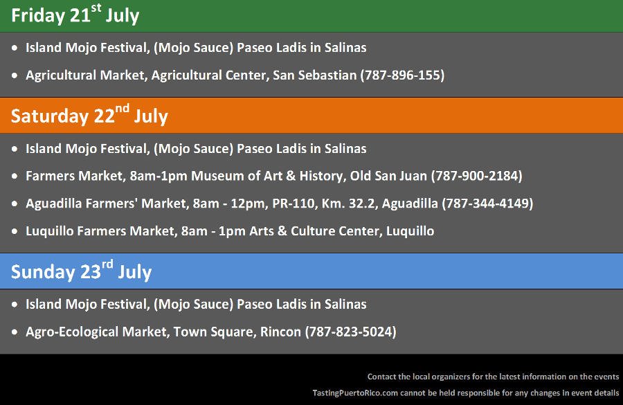 tastingPR's tweet photo. #foodie events in #puertorico this weekend @SpoonFoodTours @flavorsfoodtour @PRTourismCo #dineoutPR https://t.co/v23MTQxjua