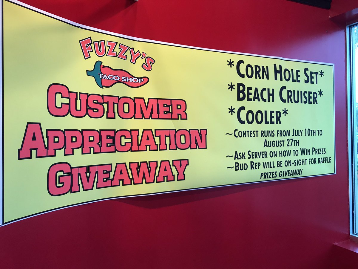 NaplesFuzzys's tweet photo. Happening now til the 27th of August come down and enjoy an ice cold draft beer and enter in our Giveaway!  #naplesfl #taco #beer #giveaway https://t.co/x1EH8G524t