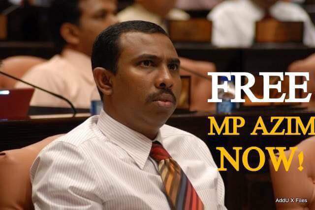 ThaufeegAhmed's tweet photo. Free our parliament member Hon.Ali Azim.#FreeMPAliAzim https://t.co/AbI3kqn3jm