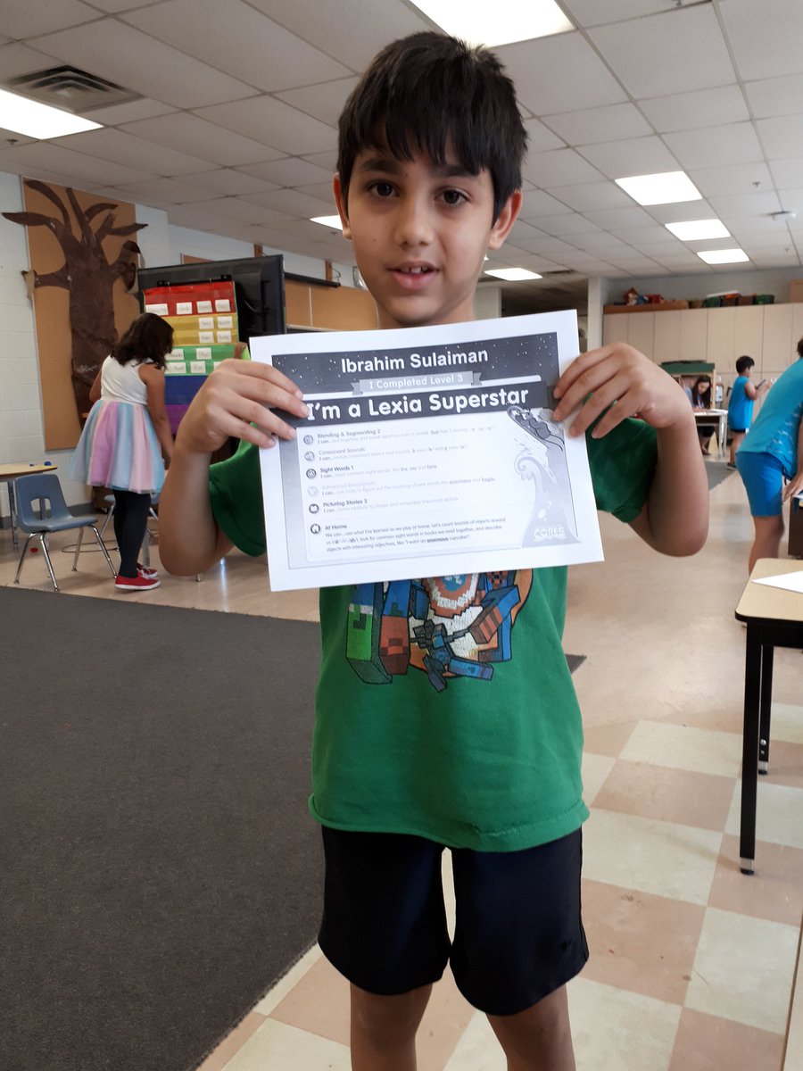 campwonderrocks's tweet photo. Another #Lexia #Superstar ! Congrats!  @LexiaLearning #2017SLPgecdsb https://t.co/fiLzoIIkgt