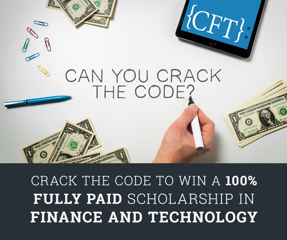 certfintech's tweet photo. Win a 100% fully paid scholarship in #fintech worth $6,000!
https://t.co/6ULM3GshQu

#cryptocurrency https://t.co/nRlzaMN9We