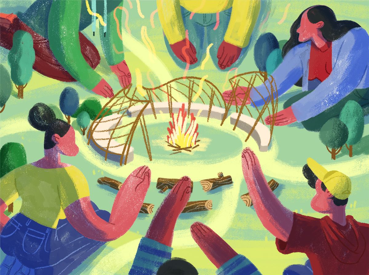 NCTR_UM's tweet photo. Design for Reconciliation: #Indigenous Place Making Council (@IndigenousPMC) reclaims public space for First Nations https://t.co/Me2bTp9520 https://t.co/5DNSuyW0FE