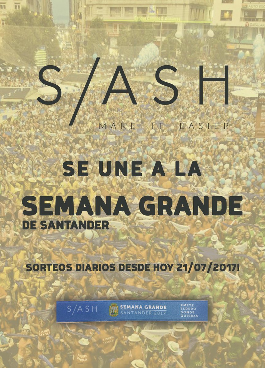 slashcoes's tweet photo. SORTEO Semana Grande! Sube una foto con nuestra pulsera y los HASHTAG #meteeldedodondequieras y #SemanaGrandeSantander! https://t.co/Zm0nkEDJeg