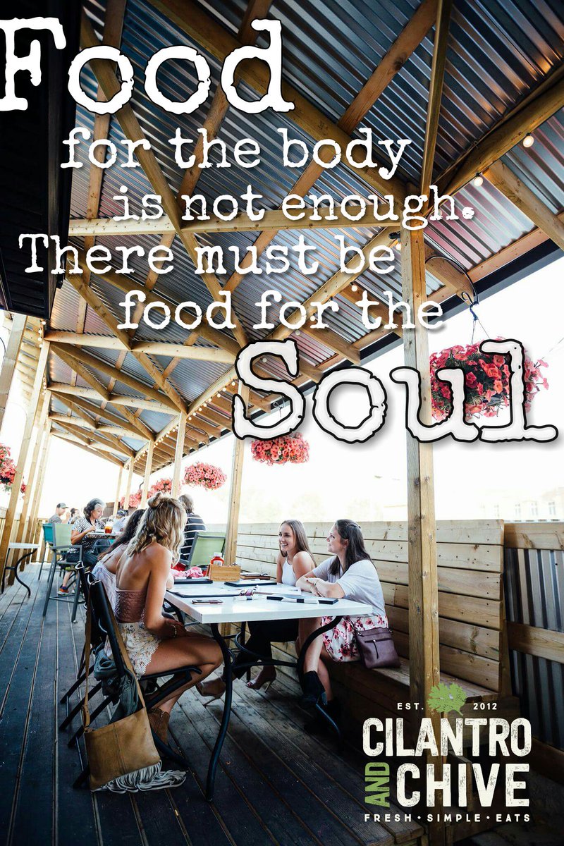 "Food for the body is not enough. There must be food for the Soul." - Dorothy Day

#EatLocal #SoulFood
#Lacombe #RedDeer #yqf #ceg3