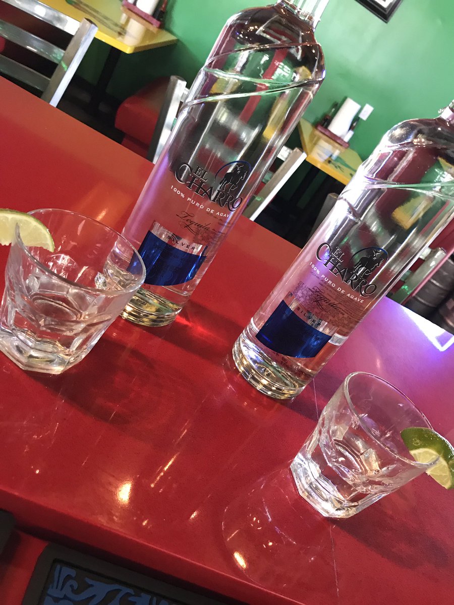 NaplesFuzzys's tweet photo. Have you been to our bar yet? Give it a SHOT and join us for #NationalTequilaDay June 24th $1.50 El Charro Shots! #fuzzystacoshop #naplesfl https://t.co/KqMWPjeT3t
