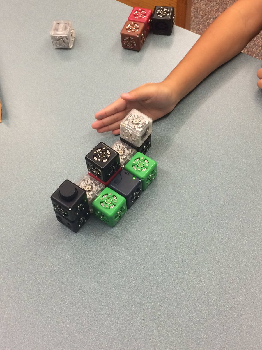 NWESMediaCenter's tweet photo. New @modrobotics Cubelets &amp; @Mattel Code-a-pillar r  hits @NWESMediaCenter Cardinal CoLaboratory! https://t.co/QIdl0OOvEZ