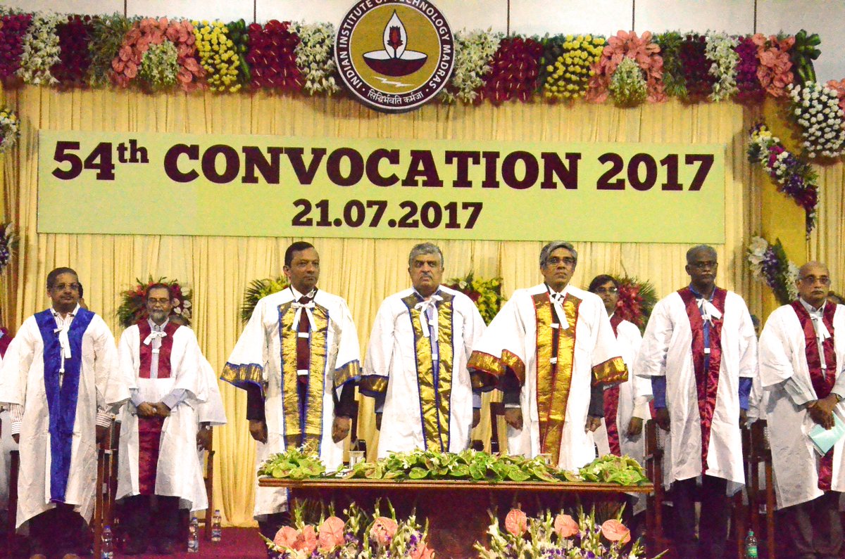 iitmadras's tweet photo. Surrounded by friends, family &amp; faculty; @reachIITM students cross the stage at SAC to receive their degrees. (1/3)#ConvocationAtCampus https://t.co/mYsXn46DLl