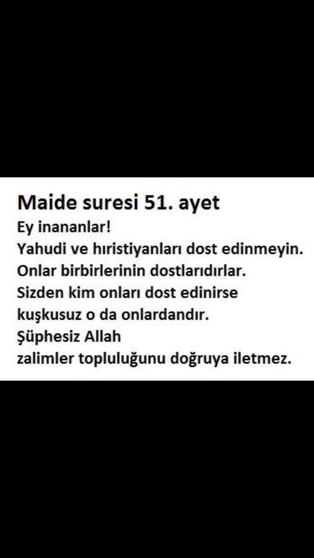 Allah'ın bize sözü.