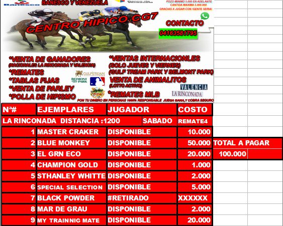 CENTROHIPICO7's tweet image. ASI QUEDO REMATE 4