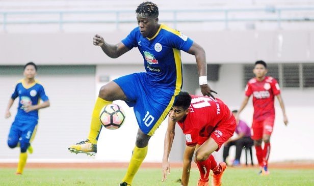 chipolopolodh's tweet photo. Zambian-born Australian striker @Makeche92  scored a brace for the Perlis side that beat PDRM 3-1 in a 100 Plus Liga Premier encounter. https://t.co/OCkDwepvMA
