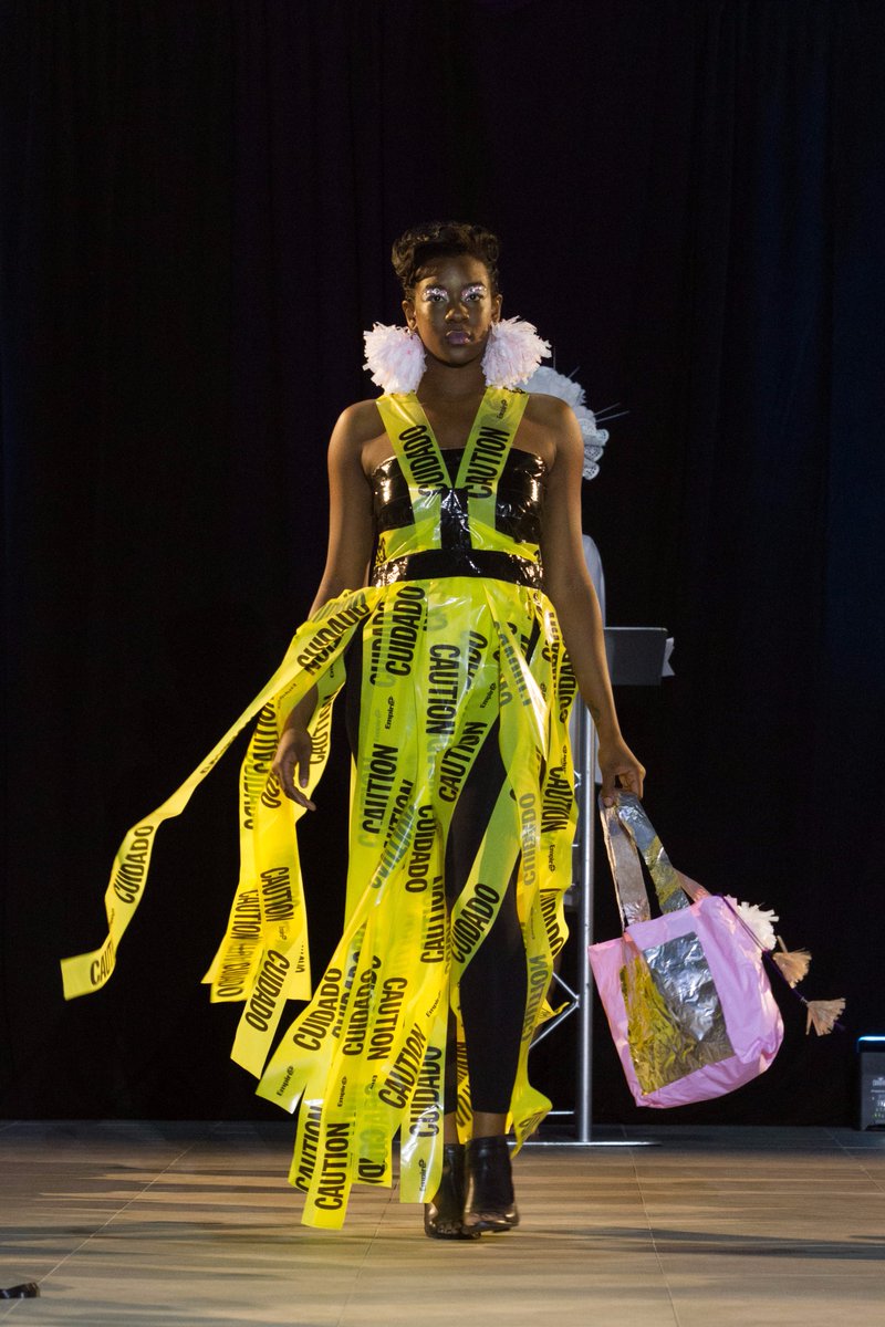 EchelonSTL's tweet photo. Sneak peek from #garbagebaggala 2017!! #stlfashion #SalvationArmy #ducktape @rmcphotographs @SalArmySTL @AllieCoreyKSDK #STL #StLouis https://t.co/3Ch7oDxOiZ