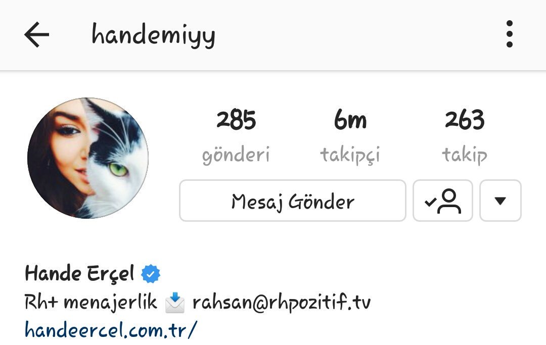 sonsuzaskmasali's tweet photo. #HandeErçel @HandeErcel Instagramda 6m takipçisi oldu ❤ seninle gurur duyorum sevda meleğim 😚 https://t.co/dyHiODe05O