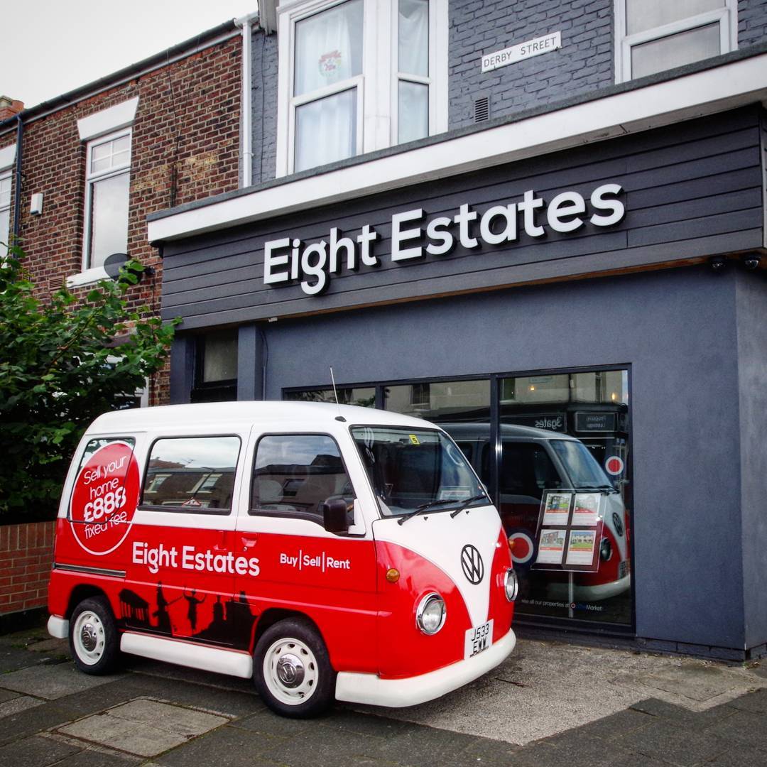 EightEstates's tweet photo. The #groovy new addition to the @eightestates fam... ❤️💜🌼🌻☮️✌️ 

👀 for us and tag #eightestates

#property #realestate #sunderland #vwcamper https://t.co/EF2OiLO4AT
