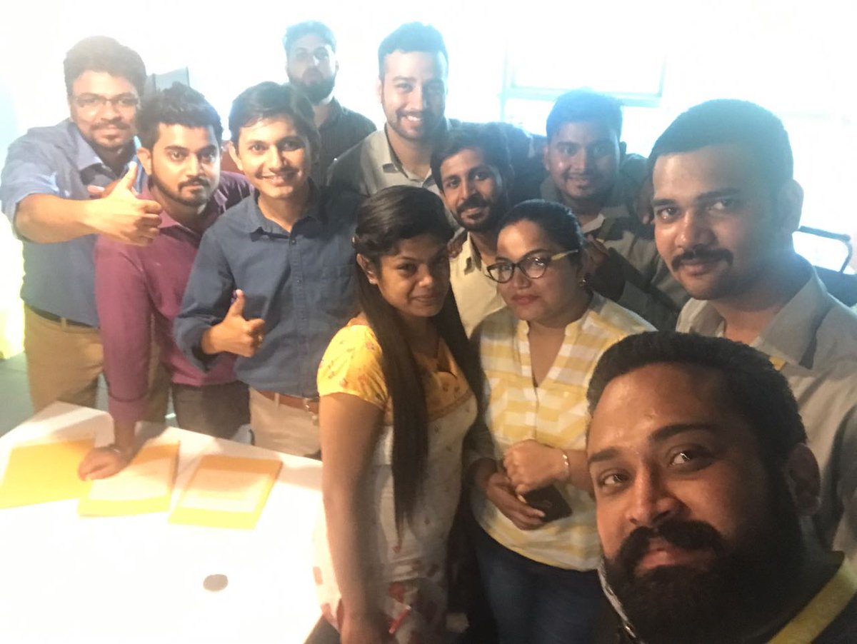 buzzankur's tweet photo. @NowFloats #Paathshala #FirstBatch is #ready to #roar! 
#Day4 concluded wid d #introduction at #Sales #HQ #Gurugram #NFPeople #GrowingFamily https://t.co/zIV24V0vBu