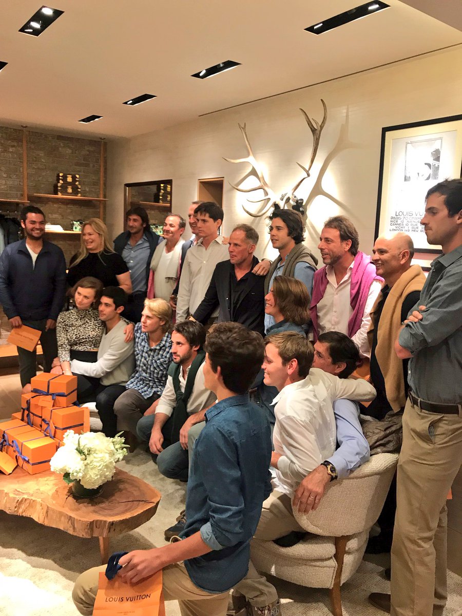 melissaganzi's tweet photo. A great night @LouisVuitton_US #aspen launch 🚀 of the new #LV watch ⌚️ #trophies @PoloinAspen #AVPC https://t.co/vTmN6Q9Ls6