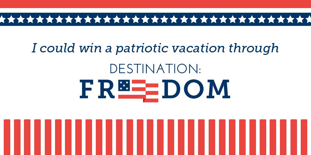 9jaBank's tweet photo. I entered Destination: Freedom for an American landmark vacation! https://t.co/gJwuBOQOPz https://t.co/rGmuPFio4J