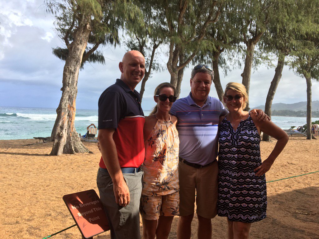 Had to go all the way to Kauai to track this former asst and wife down