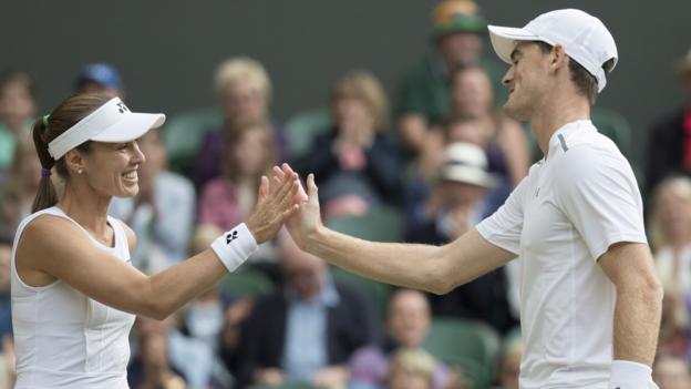 Wimbledon 2017: Jamie Murray &amp; Martina Hingis win mixed doubles title crwd.fr/2u4gCNw
