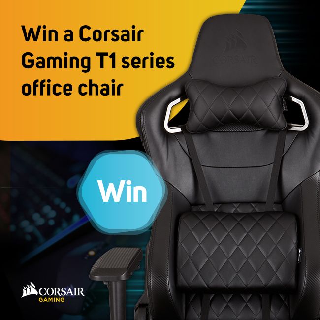 ScanComputers's tweet photo. This is your chance to win a @Corsair T1 gaming chair in our weekly competition #win #competition #giveaway #corsair https://t.co/0oG0ws57oF https://t.co/UXnjH7Tnu7