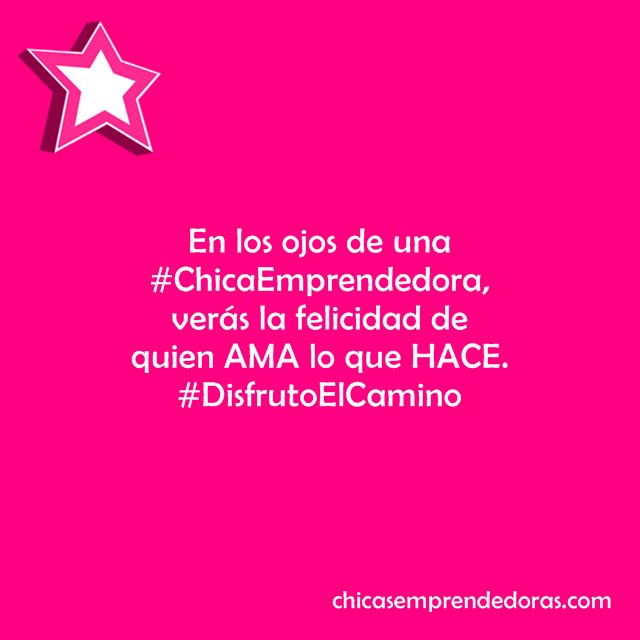 En los ojos de una #ChicaEmprendedora, verás la #felicidad de quien ama lo que hace ❤️🧡💜#DisfrutoElCamino #emprendedoras
