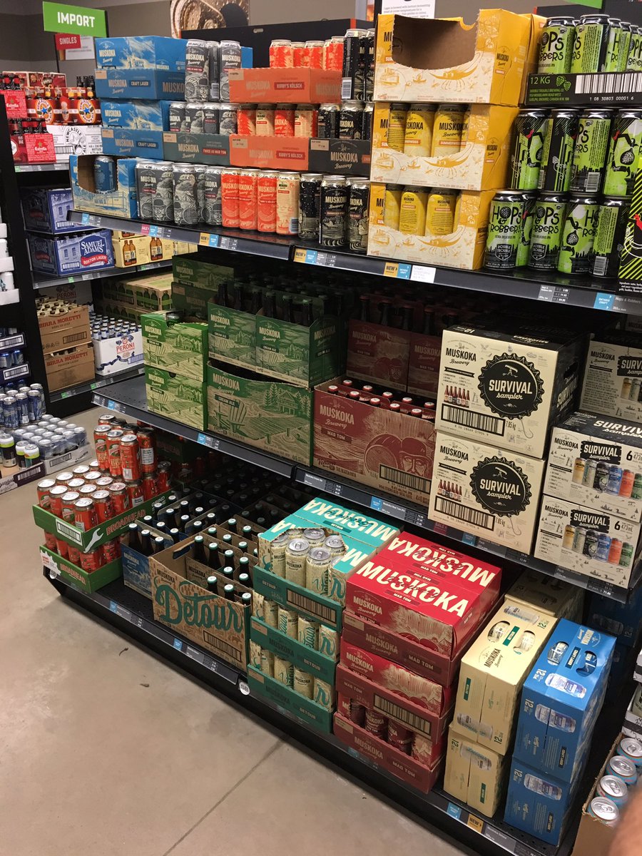 MuskokaScott's tweet photo. Hey Centretown! @mybeerstore on Somerset is ready to get you geared for the weekend. I'm grabbing a couple 12s of Detour & Craft Lager #355s https://t.co/sL6ETvKYiV