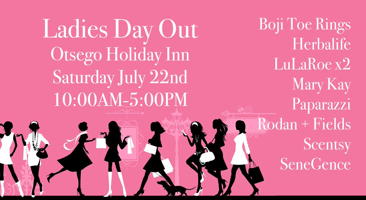 Where are you going to be this Saturday? Bring your girls out!