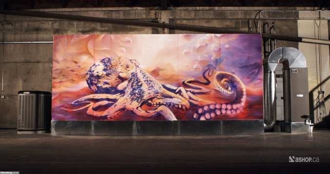 dirtyjunglights's tweet photo. Giant Octopus Mural by an Unknown Artist #giant #mural #octopus #artwork #billboard #incredible https://t.co/qUnROFFkBj