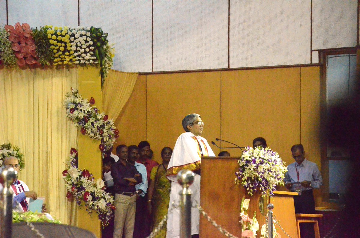 iitmadras's tweet photo. Prof. Bhaskar Ramamurthi Director, IITM conferred degrees upon students.
(3/3) #ConvocationAtCampus https://t.co/xbbwmJZbeb