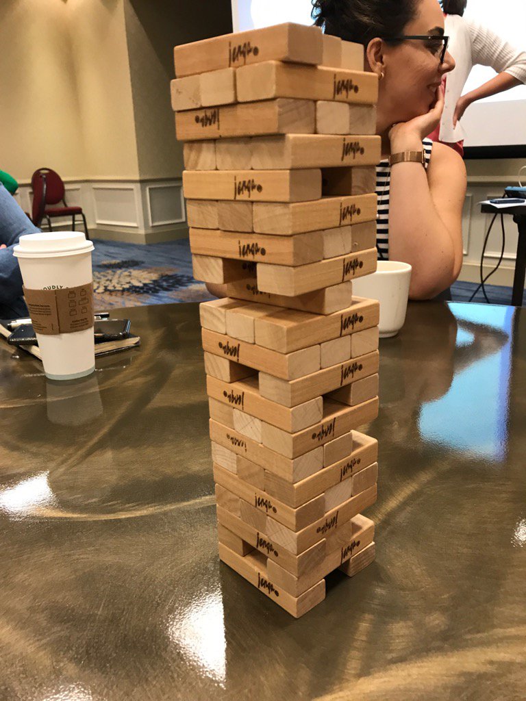 Using the unsteady game of Jenga to Talk about risk and validity in evaluation <a href="/visitor_studies/">Visitor Studies Association</a> #vsaconf17