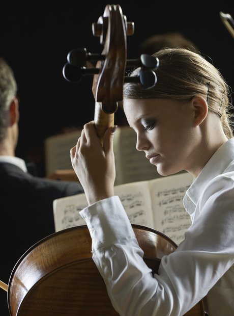 lauritzen_brian's tweet photo. Her eyes say she still loves you, but her left-hand technique confirms she's been cheating on you with a violin. #CelloProblems https://t.co/UFWldkSwJt