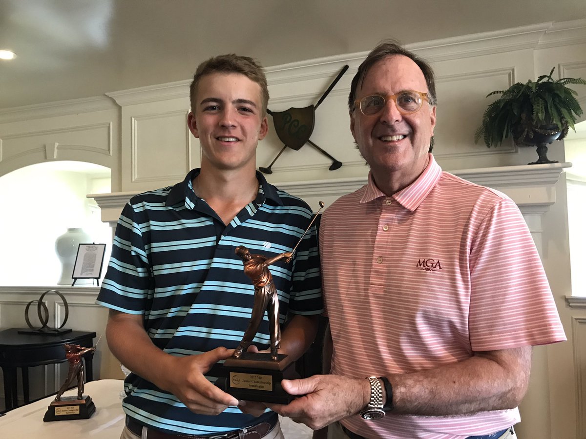MGA1897's tweet photo. Congratulations to our semifinalist finishers, Shane DeVincenzo &amp; Jack Maguire! Great playing this week in the 100th #MetJunior! https://t.co/2Z19qGvCqI