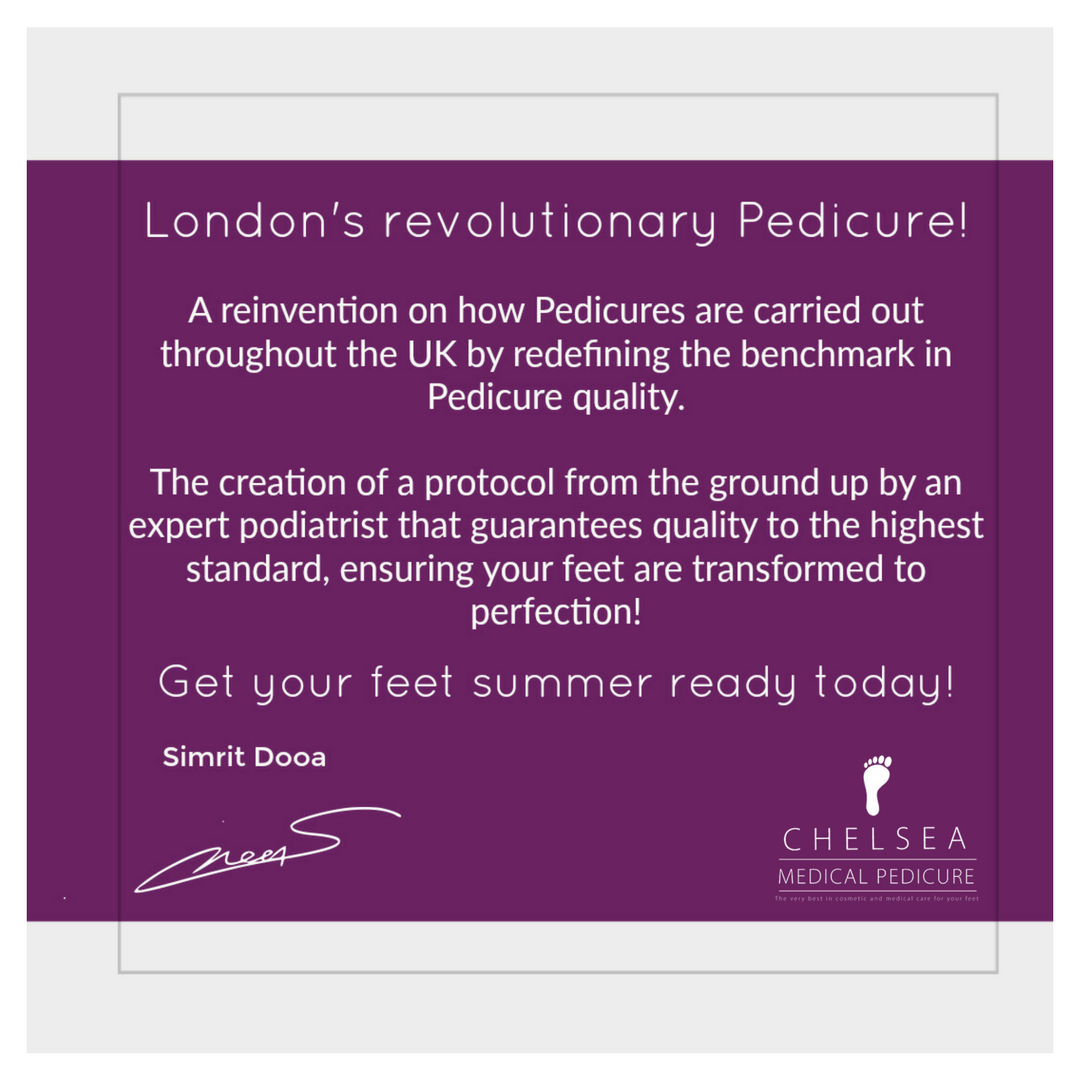 SimritSD's tweet photo. London's revolutionary Pedicure! 
Our redefining Protocol will leave your feet feeling &amp; looking 10 years younger! @EveningStandard @GQStyle https://t.co/XiclxvlLHu