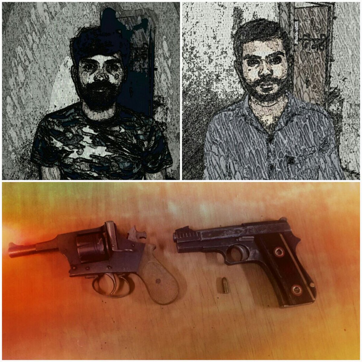 Nigdi police arrests criminals Samir Sarode &amp; Kiran Kamble &amp; recovers 2 firearms &amp; cartridge. #PreservingLaw&amp;Order