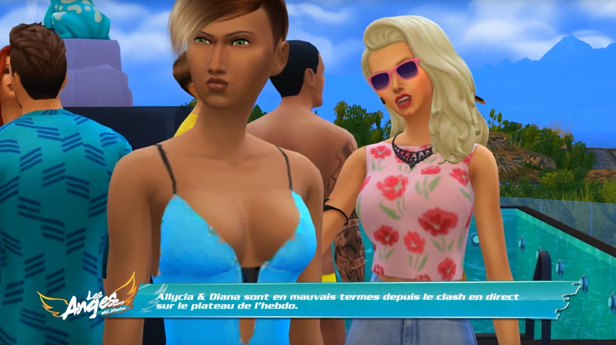 admlaqueen's tweet photo. Pour ceux qui l'auraient raté, Diana et Allycia d'#HGSims font parties de l'aventure des Anges ! l'épisode ici https://t.co/Y21kB5V6RB 🔥🔥 https://t.co/9TRljy9sgO
