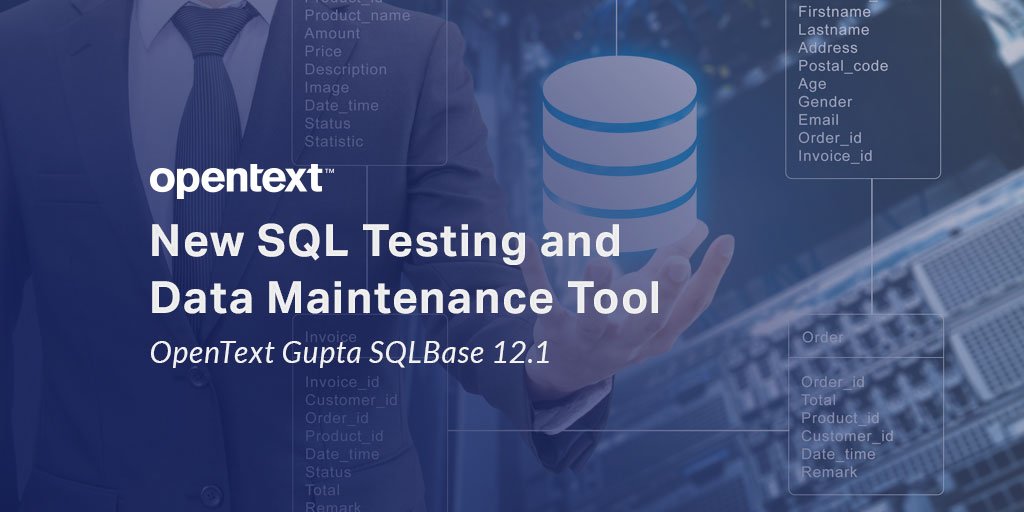 OpenText's tweet image. Powerful SQL testing and database maintenance tool in new #SQLBase 12.1. All about SQLBase 12.1 on our blog: share.opentext.com/hQ1s