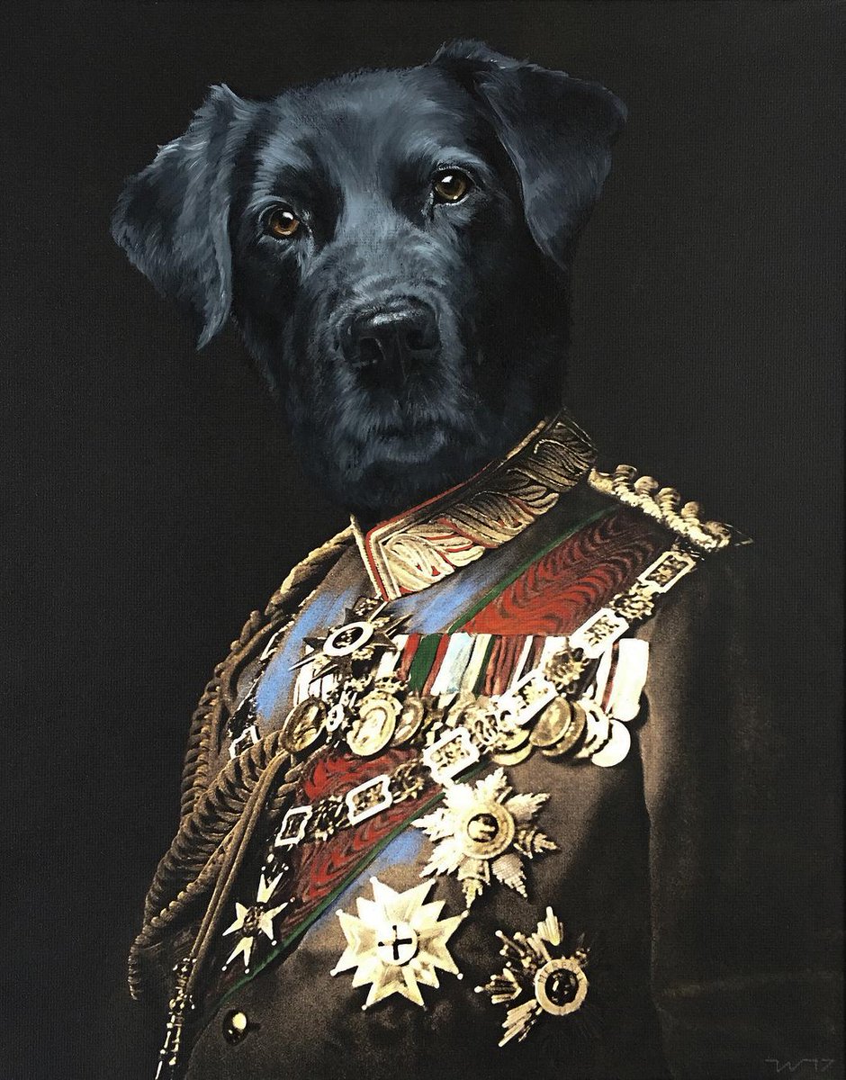 CreatorsProject's tweet photo. These paintings of humans with dog heads deserve a round of appaws: https://t.co/19LO1yGCmr https://t.co/s5u8GzPaPO