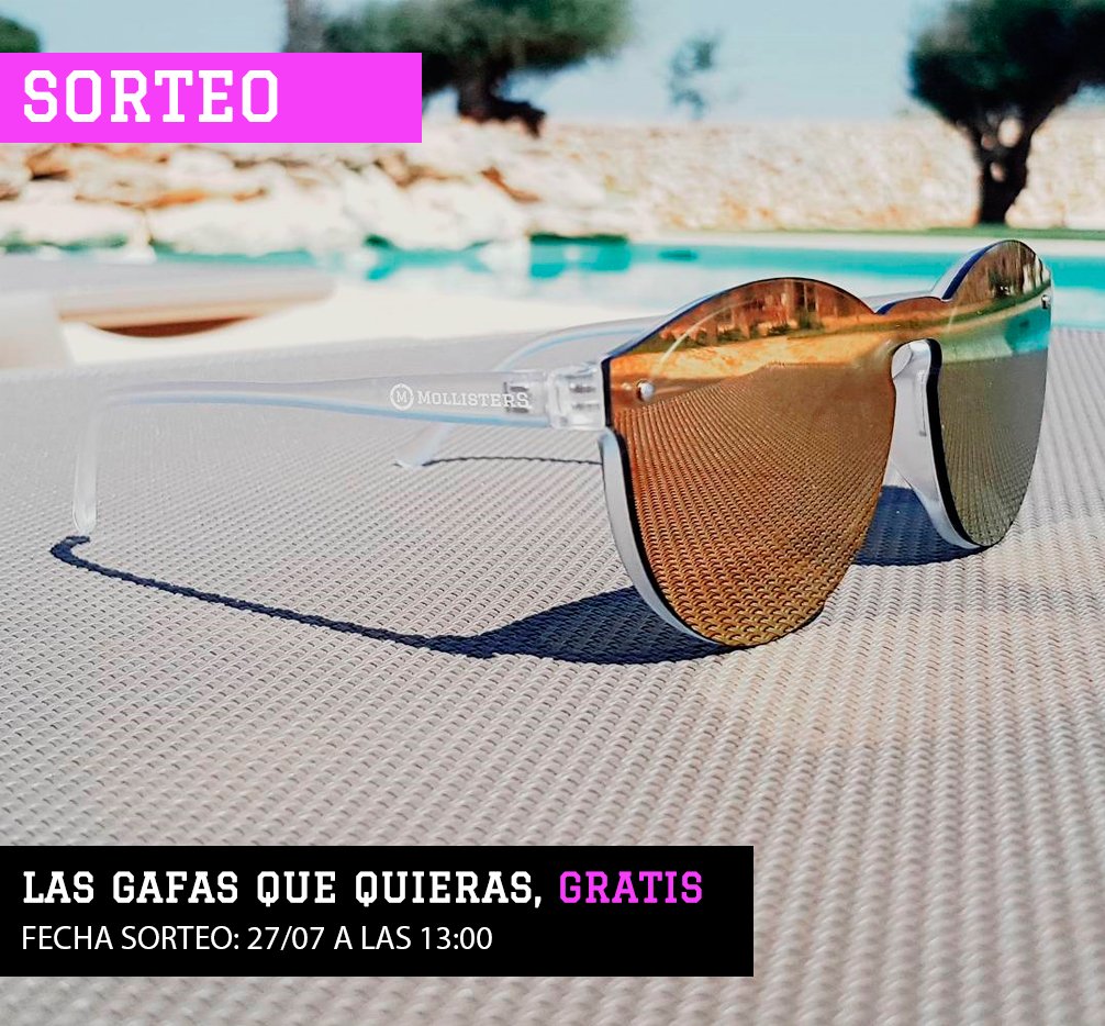 mollisters's tweet image. ¡SORTEO!
¿Quieres unas mollisters.com gratis?
Síguenos y haz RT al tweet para participar 😎😎
Fecha sorteo: 27/07 a las 13h. ¡Suerte!