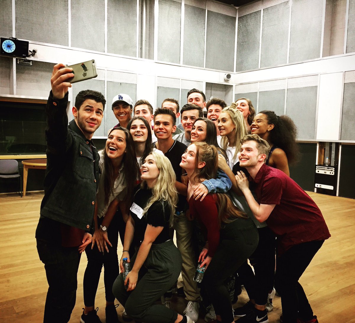 Day 3 rehearsals! <a href="/TringParkSchool/">Tring Park School</a> #16 meeting <a href="/nickjonas/">Nick Jonas</a> for the first time in <a href="/BBCPitchBattle/">Pitch Battle</a> rehearsals! #excitingtimes <a href="/tringpark16/">Tring Park 16</a>
