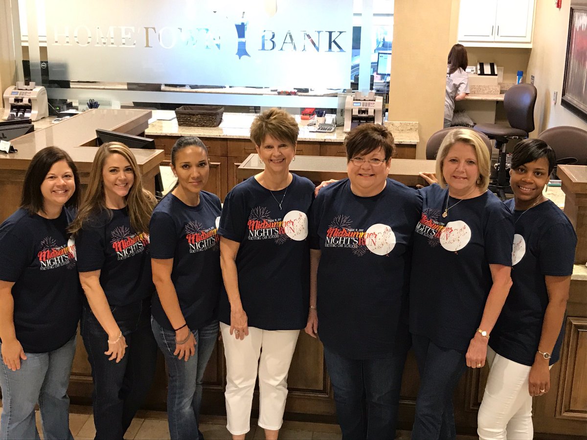 Our crew is gearing up for the Midsummer Night's Run Event benefiting local education! Are you registered? #forthekids #banklocal #whyimsnr